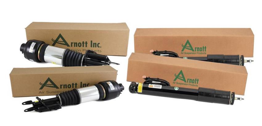 Mercedes Suspension Strut and Shock Absorber Assembly Kit - Front and Rear (with ADS) 211320611380 - Arnott 3998913KIT